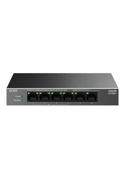 Tp-lınk Ls106lp 6 Port 10/100 Yönetilemez Poe Swıtch