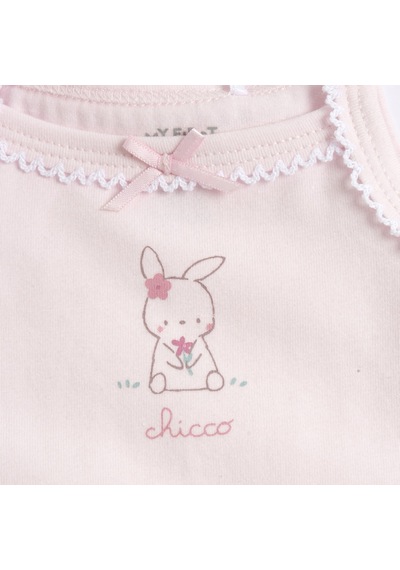 Chicco Kız Bebek 2li Askılı Body Set 09101765000000 000011 Pembe