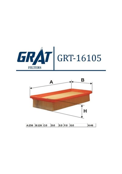GRAT 16105 Hava Filtresi Getz 02-10 1.3 1.5