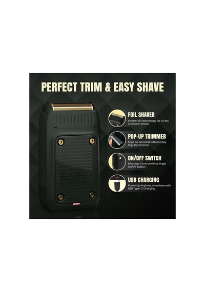 Saç Sakal Tıraş Makinesi Seti Metal Trimmer Shaver V-270 & V-353