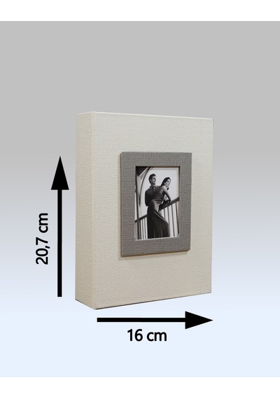 NRCN K57100 13 x 18 CM 100'lük Koton Desenli Fotoğraf Albümü