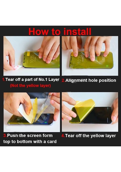Microcase Apple Uyumlu iPhone 13 Full Ön Arka Kaplama Koruma Filmi