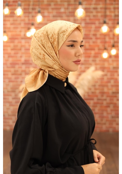 Silk Home Shiny Eşarp 75007-32 Koyu Gold