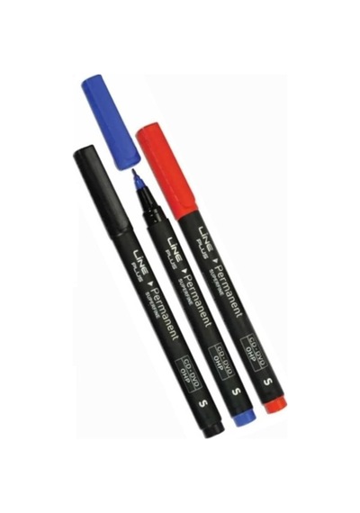 Aydınger Kağıdı A3 83 Gr 25'li 1 Paket Eskiz Kağıdı Lineplus Asetat Kalemi S 0.3 Siyah Kırmızı Mavi