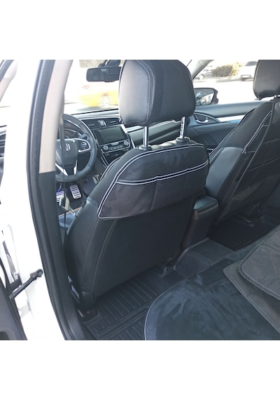 HONDA CİVİC FC5 - FK7 2016-2021 UYUMLU SİYAH RENK KOLTUK KILIFI