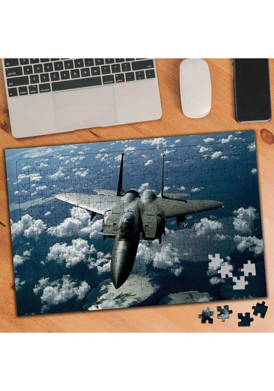 Gökyüzündeki Askeri Uçak 240 Parça Puzzle Yapboz-74523