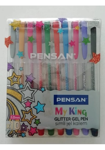 Üçlü Bullet Journal Ve Not Tutma Seti Faber Castell 8'li Pastel Fosforlu + Pensan Myking 10'lu Simli + Pensan Triball 1.0 Tükenmez Kalem 8'li Çok Renkli