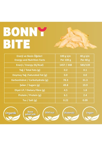 Kurutulmuş Organik Kavun Atıştırmalığı 5'li Paket 40gr 5 Diğer