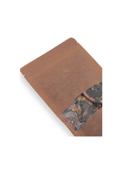 Kraft Pencereli Doypack 18x29x9 Cm 50 Adet