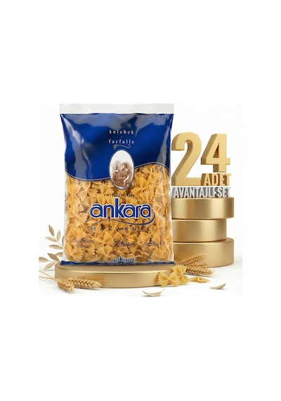 Ankara Kelebek Makarna 24x500 Gr