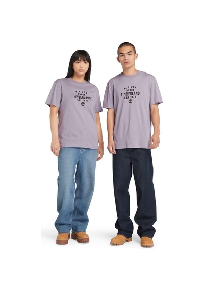 Timberland Front Graphic Short Sleeve Tee Erkek T-shirt Tb0a5uf7eg71 Çok Renkli