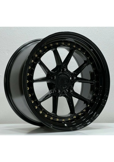 Slk-8123 9.5 19 5 120 Et33 72.56 Gloss Black+gold Rıvets