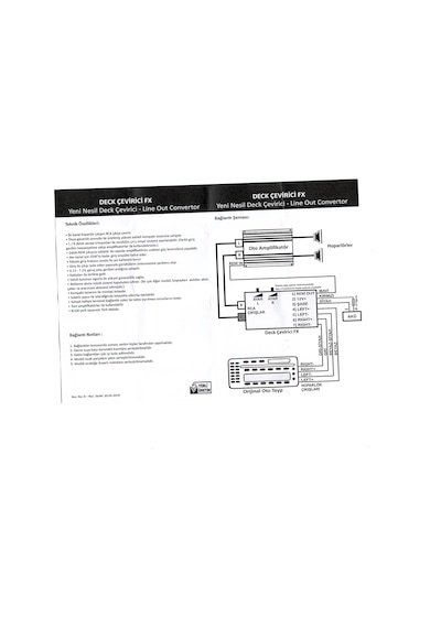 Iq Deck Çevirici İq Elektronik Amfi Dönüştürücü