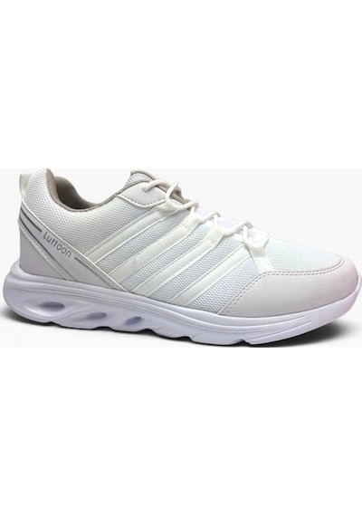 Luttoon 4138-26 Anorak Fashıon Anatomik Erkek Sneaker Beyaz Gümüş