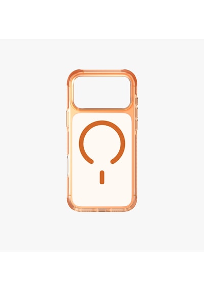 Apple   Uyumlu  iPhone 17 Pro Max Kılıf Combat Serisi Üç Katmanlı Shocksorb Magsafe Özellik Magclick Koruyucu Kapak Turuncu