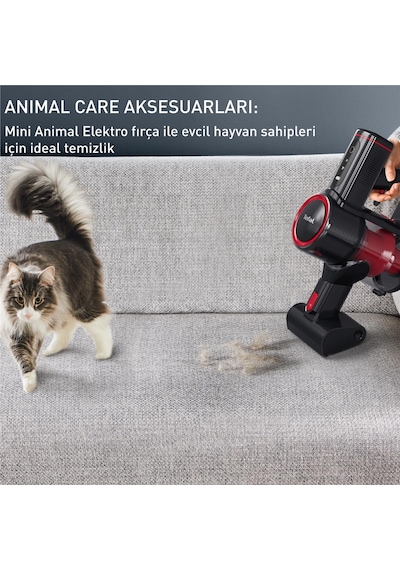 Tefal TY69T90TR x Force Flex 8.60 Max Şarjlı Dikey Mop Özellikli Süpürge
