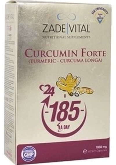 Zade Vital Curcumin Forte - Zerdeçal 1000 Mg 40   Kapsül