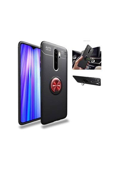 Oppo A9 2020 Yüzüklü Standli Manyetikli Kamera Korumali Kilif 409814059