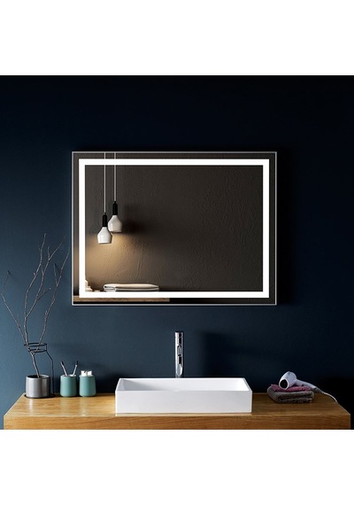 50X70 Ledli Ayna Banyo Aynası İçten Işıklı Ayna 80x60 CM