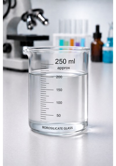 Beher Cam Dereceli 50 Ml 1 Adet, 100 Ml 1 Adet, 150 Ml 1 Adet, 250 Ml 1 Adet 4 Parça Set