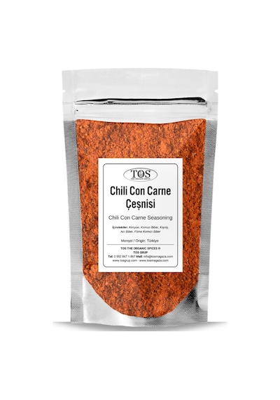 Tos The Organic Spices Chili Con Carne Çeşnisi 100 G