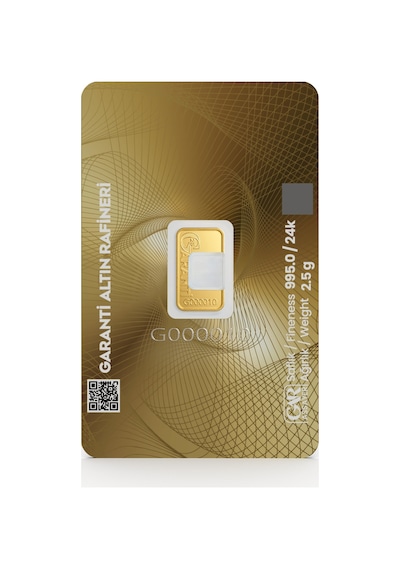 Garanti Gold 5 Gr Külçe Altın