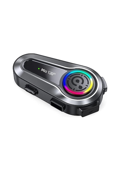 Mioji Mio 120 2x RGB 1000 MAh IPX6 Kask Intercom Motosiklet Bluetooth Kulaklık