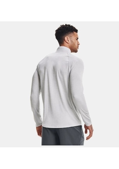 Under Armour Ua Tech 2.0 1/2 Zip Erkek Uzun Kollu T-shirt 1328495-014 Gri