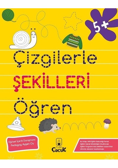 Çizgilerle Şekilleri Öğren - 5+ Yaş- Floki Çocuk