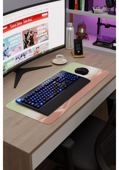 Journey Kaymaz Dikişli Kauçuk Oyuncu Mousepad V1 - 70x30 Xl Gaming Mouse Pad Fare Altlığı