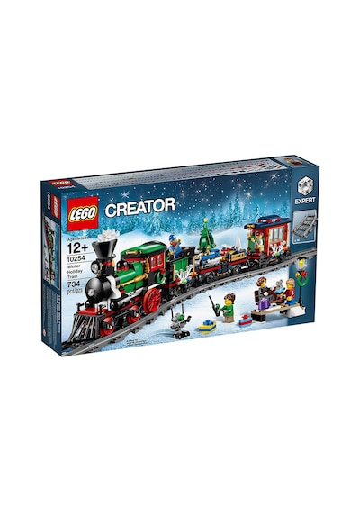 LEGO Creator 10254 Winter Holiday Train Kış Tatil Treni Yapı Seti 734 Parça