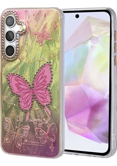 Samsung Samsung Uyumlu Galaxy A35 5g Kılıf Blade Aynalı Desenli Kapak - Desen 5