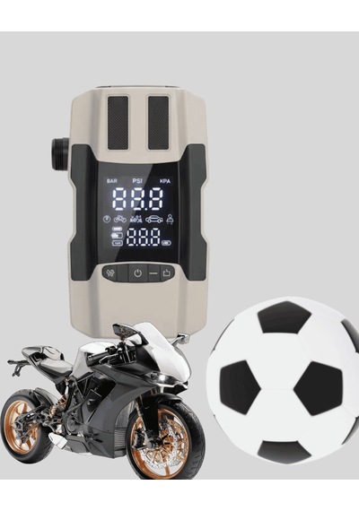 Araç Akü Takviye Cihazı Lastik Şişirme Pompası 12.000 Mah