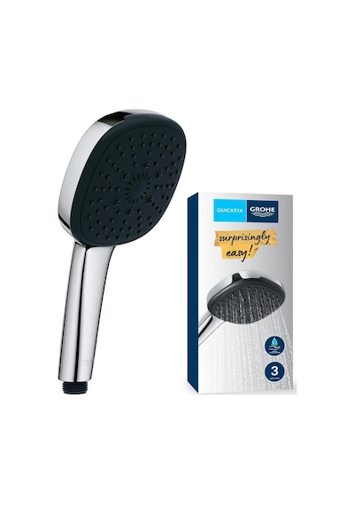 Grohe Vitalio Comfort 110 El Duşu, 3 Akışlı Masaj, Yağmur & Jet , Smartswitch, 110mm Kare Duş Başlığı, Siliko Çok Renkli Grohe Vitalio Comfort 110 El Duşu, 3 Akışlı Masaj, Yağmur & Jet , Smartswitch, 110mm Kare Duş Başlığı, Siliko Çok Renkli