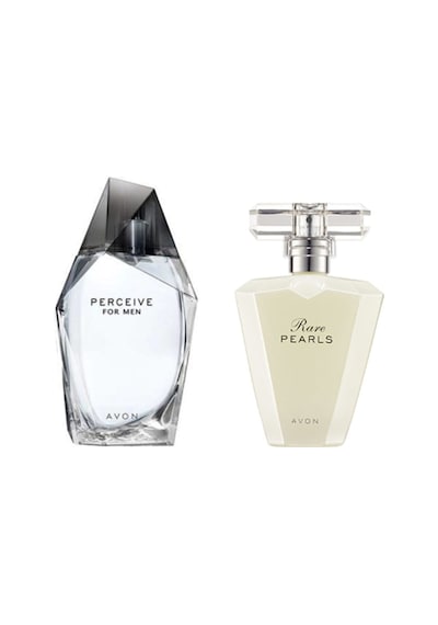 Avon Rare Pearls Kadın Parfüm EDP 50 ML + Perceive Erkek Parfüm EDT 100 ML