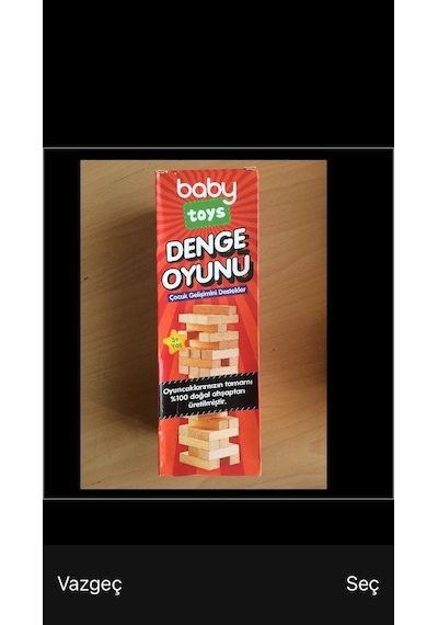 Denge Oyunu 54 Parça Jenga Ahşap Denge Oyunu 54 Parça Jenga Ahşap