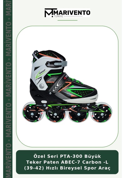 Özel Seri Pta-300 Büyük Teker Paten Abec-7 Carbon -l 39-42 Hızlı Bireysel Spor Araç Çok Renkli