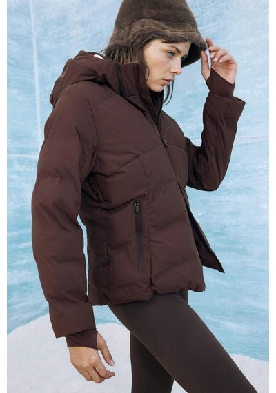 Defacto Su İtici Regular Fit Kapüşonlu Kayak Montu F3523ax25wnbn192 Kahve-bn192