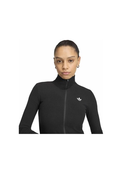 Adidas Ess Rıb Fz Tt Siyah Kadın Sweatshirt Kr3598