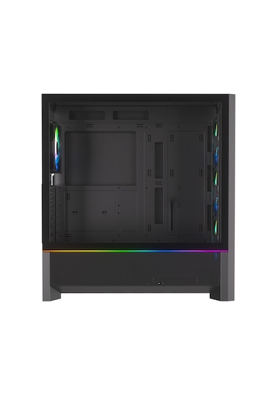 Gamebooster Mystral 750w 80+ Bronze Atx3.1 Gen5.1 Mesh Argb E-atx Mid Tower Siyah Kasa