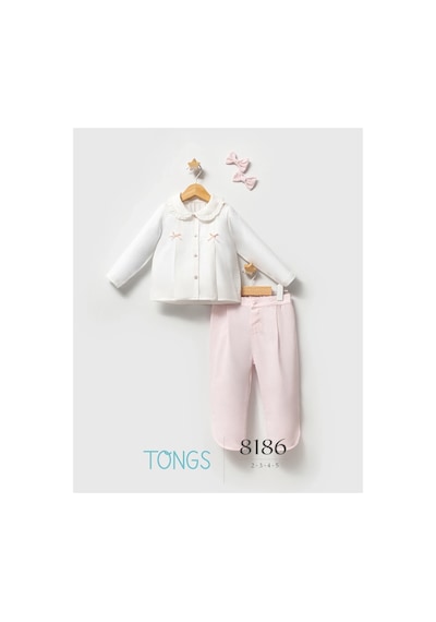 Tongs Baby Tongs Üçlü Takım 8186 Pembe