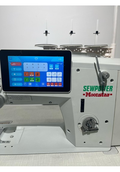 Sewpower Moonstar Çift Papuç Dikiş Makinesi Kalın Materyal 2867 Model Yok