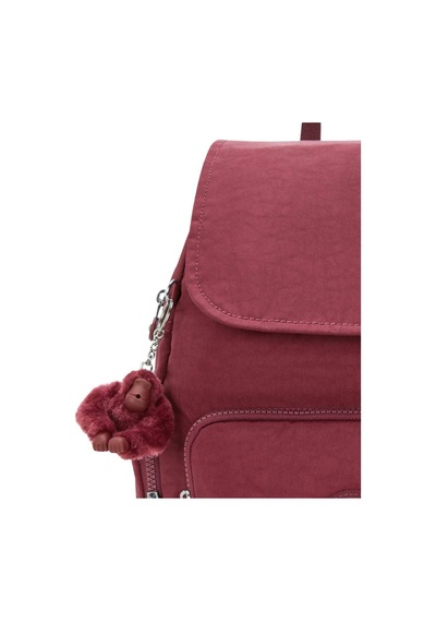 Kipling City Zip S Küçük Boy Sırt Çantası Bordo