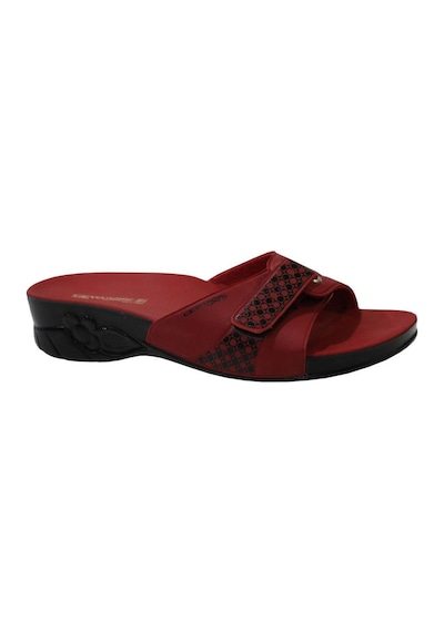Ceyo Flora Kırmızı Ortapedik Bayan Terlik & Sandalet 001