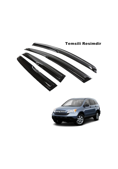 Honda Crv Mügen Cam Rüzgarlığı 2007-2012 Arası 4 Lü Takım N11.35012