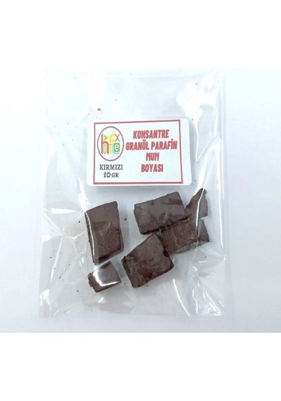 MUM BOYASI KONSANTRE GRANÜL PARAFİN SOYA WAX MUM BOYASI KIRMIZI RENK 10 GR