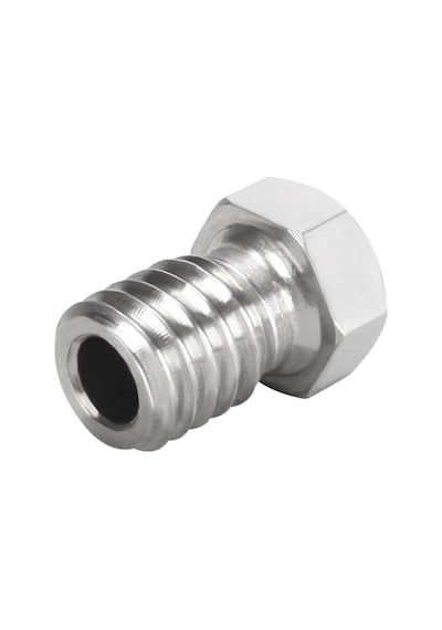Koodmax 2 Adet 3d Yazıcı E3d V5-v6 Mk8 Extruder 0.4mm / 3mm Paslanmaz Çelik Nozzle M6