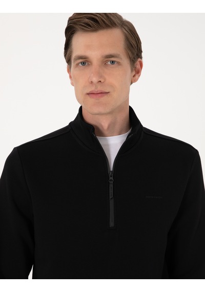 Pierre Cardin Erkek Siyah Sweatshirt 50314044-vr046 Siyah