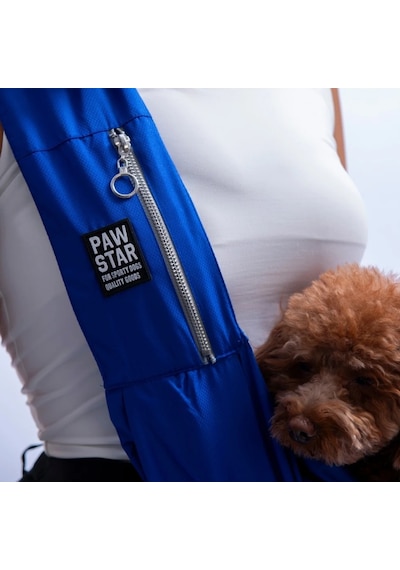 Pawstar 26063 Mavi Crossbody Kedi Köpek Taşıma Çantası-21647