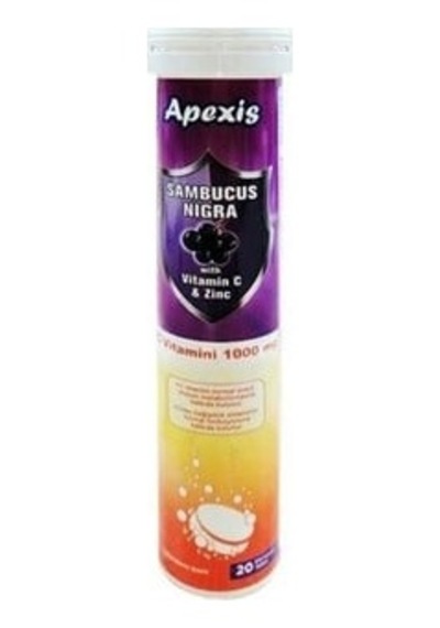 Apexis Sambucus Nigra Vitamin C Zinc 1000 Mg 20 Efervesan Tablet Diğer